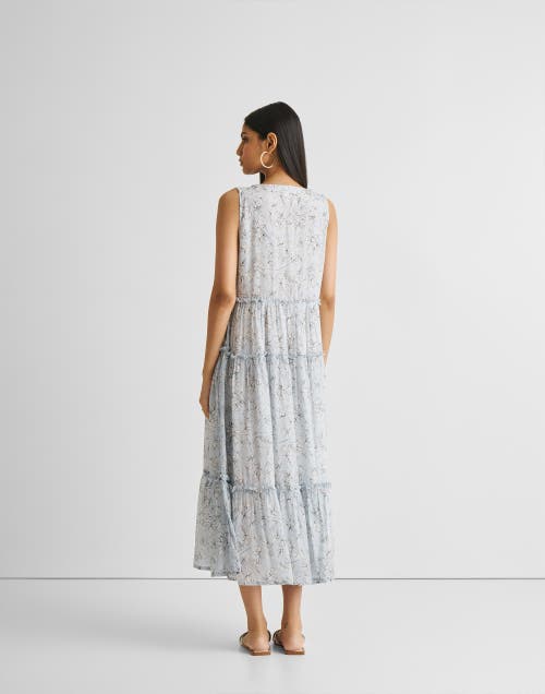 Shop Reistor Perfect Resort Maxi Dress In Peony Blues