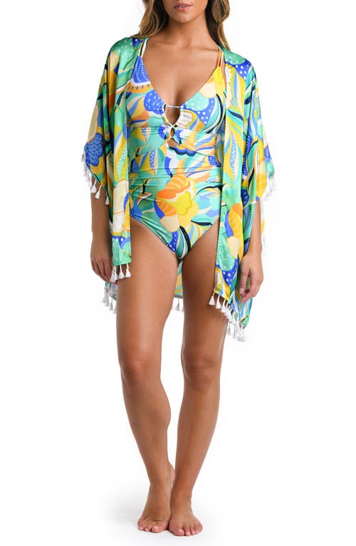 Sun Tassel Trim Cover-Up in Multi