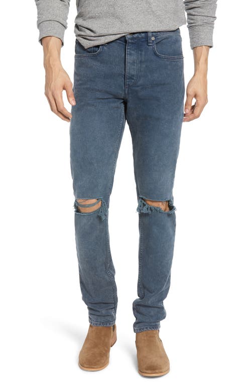 rag & bone Fit 1 Ripped Skinny Fit Jeans in Filmore at Nordstrom, Size 32