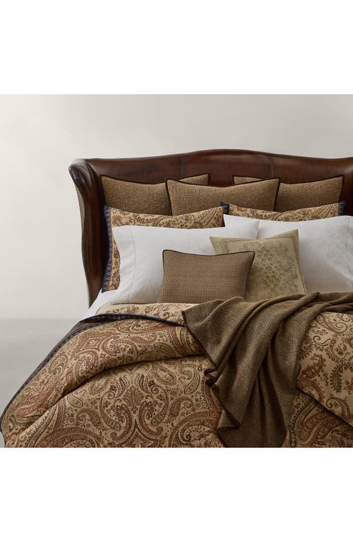 Shop Ralph Lauren Anderson Paisley Duvet Cover In True Neutral