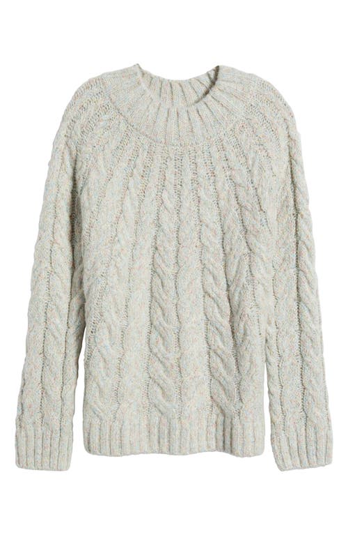 Shop Hatley Dylan Cable Stitch Sweater In Natural