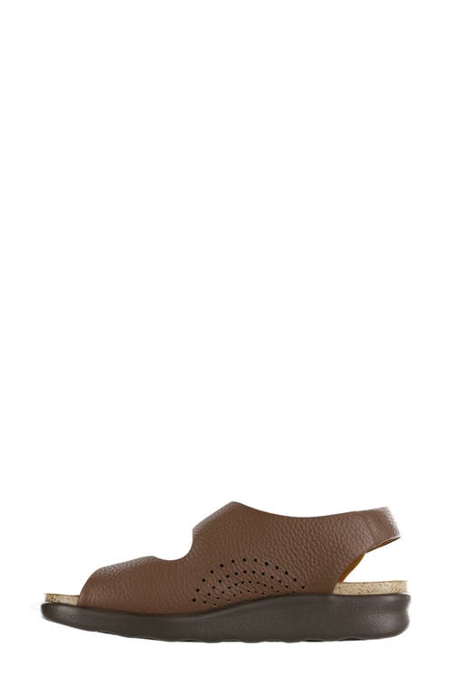 Sas Relaxed Slingback Sandal In Amber