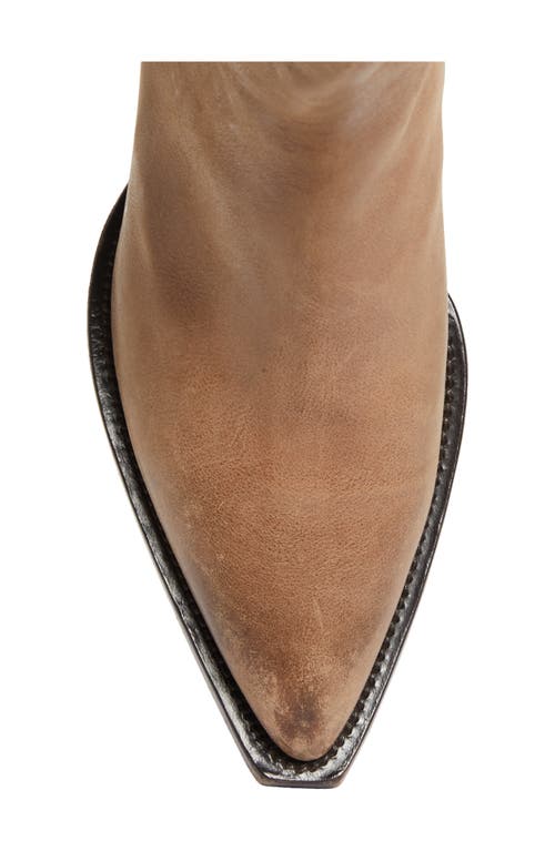 Shop Golden Goose Debbie Pointed Toe Chelsea Boot In Sand