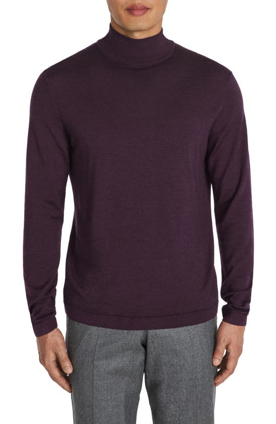 JACK VICTOR BEAUDRY MOCK NECK WOOL BLEND SWEATER