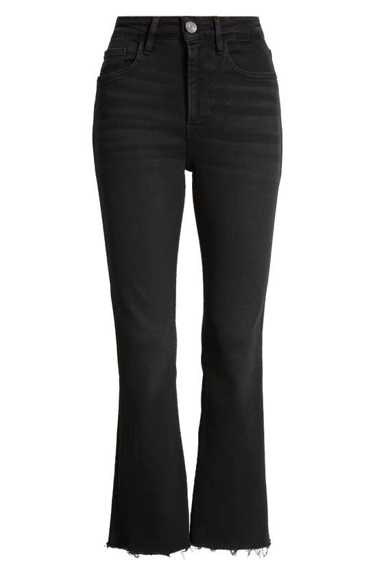 Shop Frame Le Crop Bootcut Jeans In Blackthorn