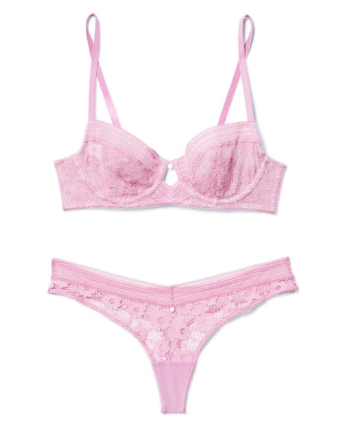 Adore Me Nolie Unlined Demi Bra In Medium Purple