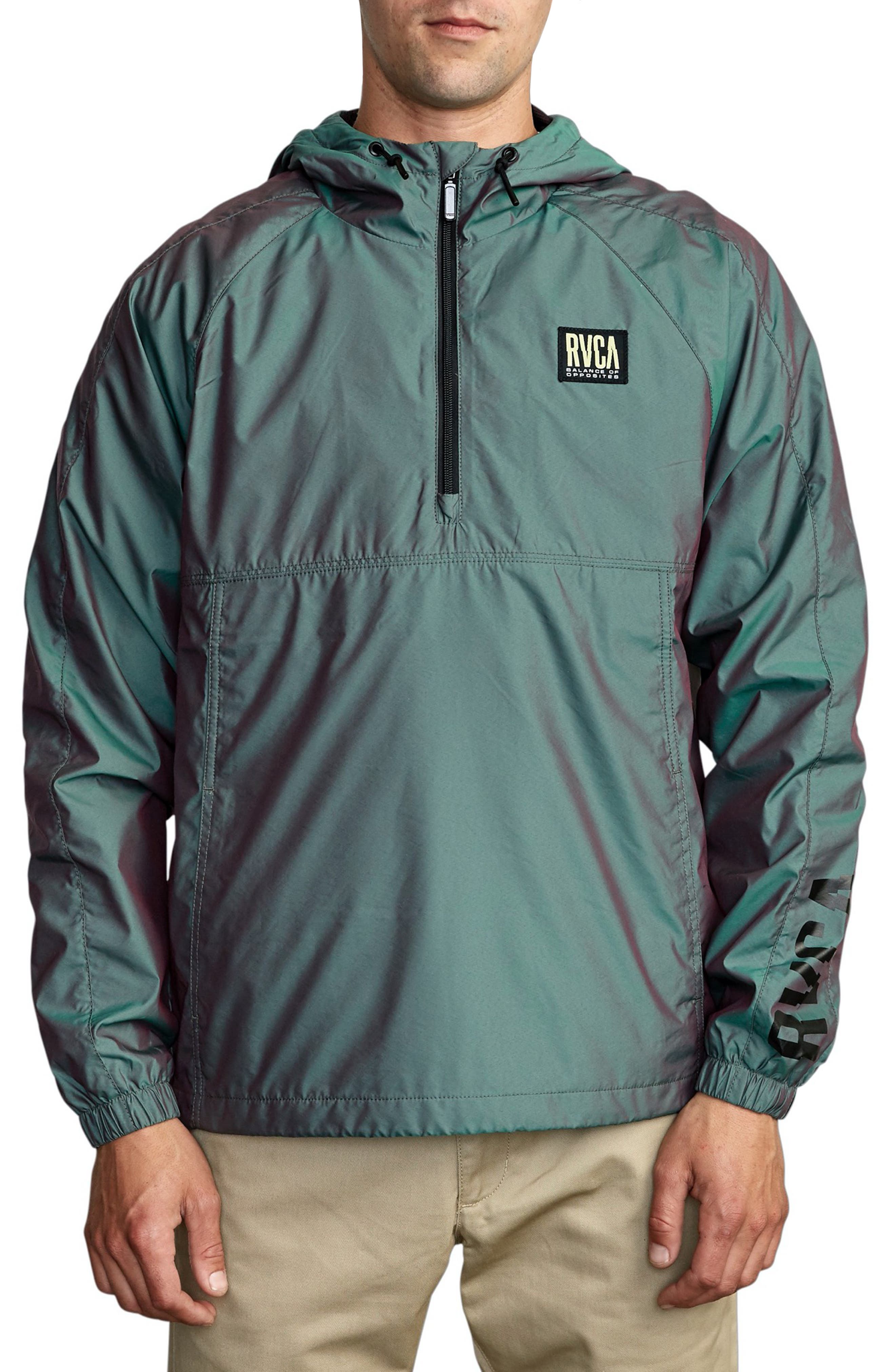 RVCA Hooded Half Zip Jacket Nordstrom