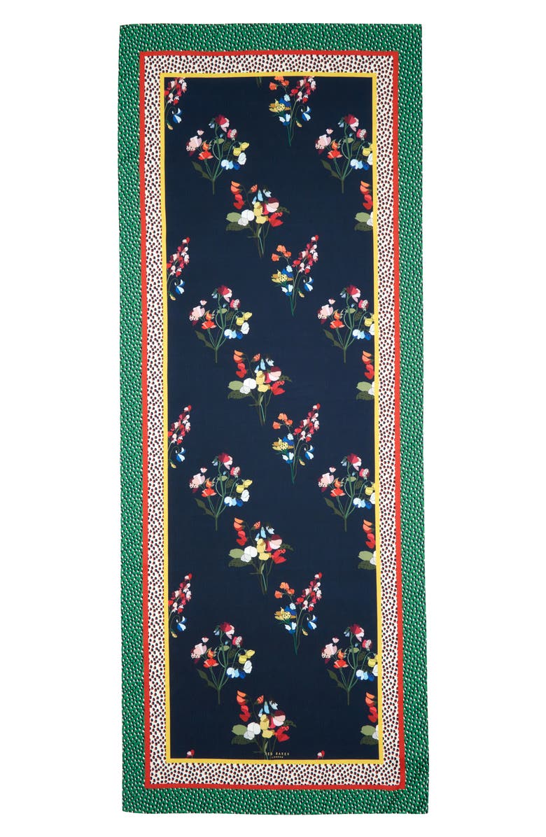 Ted Baker London Lillith Floral Scarf, Main, color, 
