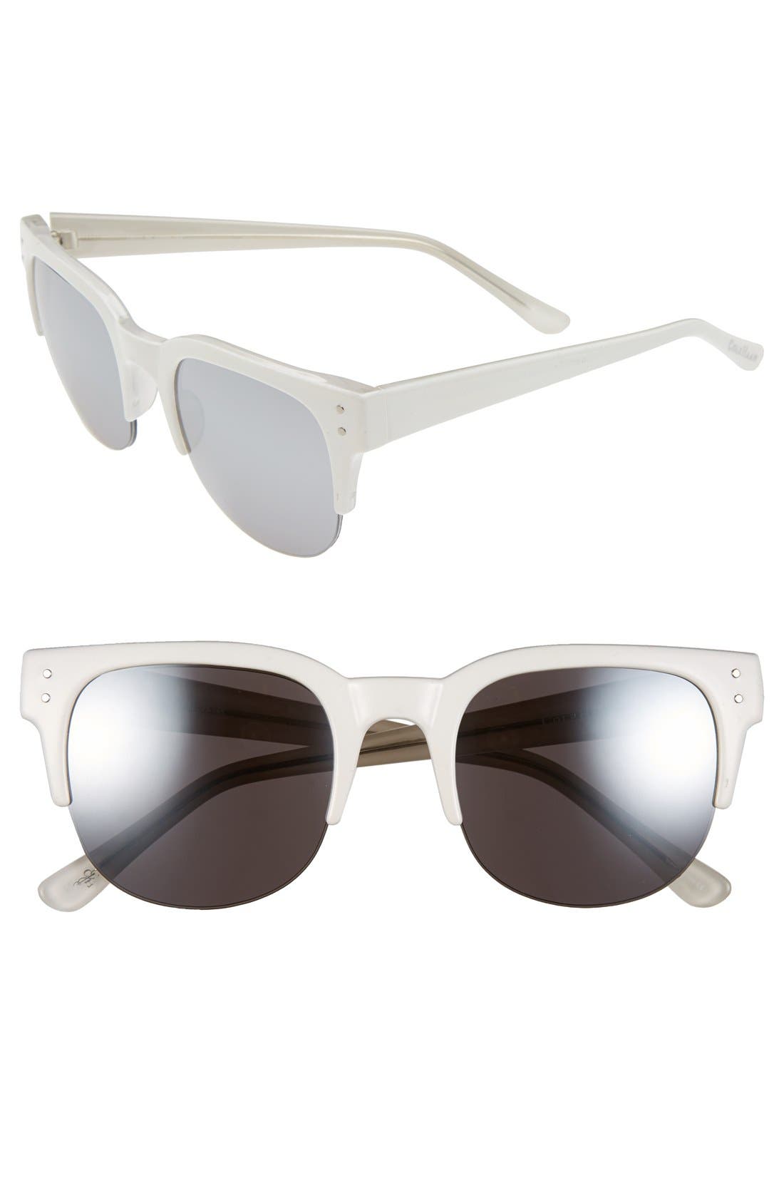 Cole Haan 52mm Partial Frame Sunglasses Nordstrom