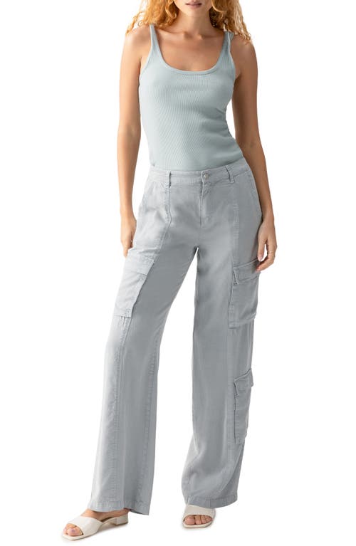Sanctuary Womens Pocket Lyocell Cargo Pants In Eucalyptus