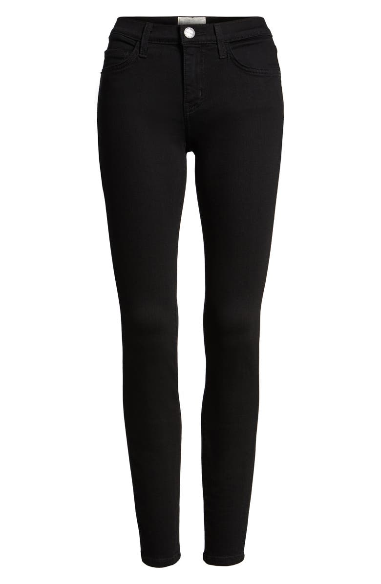Current/Elliott 'The Stiletto' Skinny Jeans (Washed Black with Mini ...