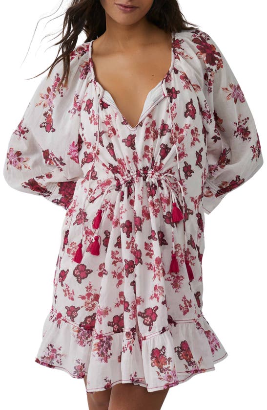 Free People Camella Mini Dress In Ivory Combo