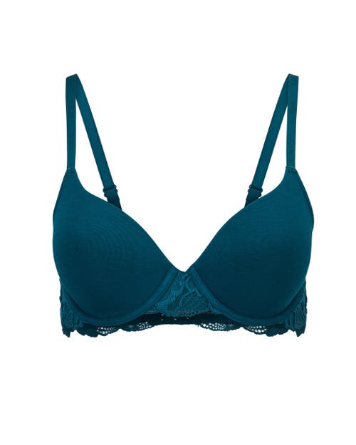 Shop Adore Me Teagan Contour Full Coverage Bra In Dark Green