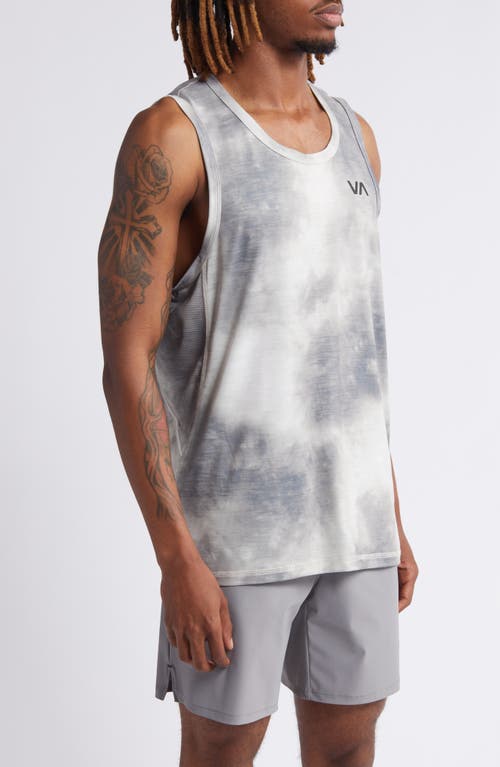 Shop Rvca Sport Vent Tank In Chalk Wash