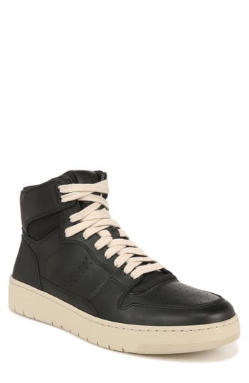 Vince Mason High Top Sneaker In Black