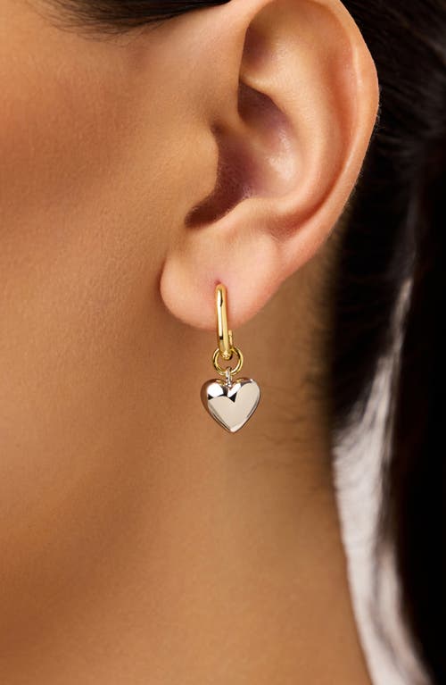 Ana Luisa Heart Earrings In Gold