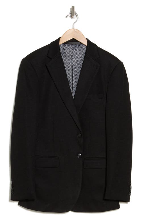 Tahari Slim Fit Knit Blazer In Black