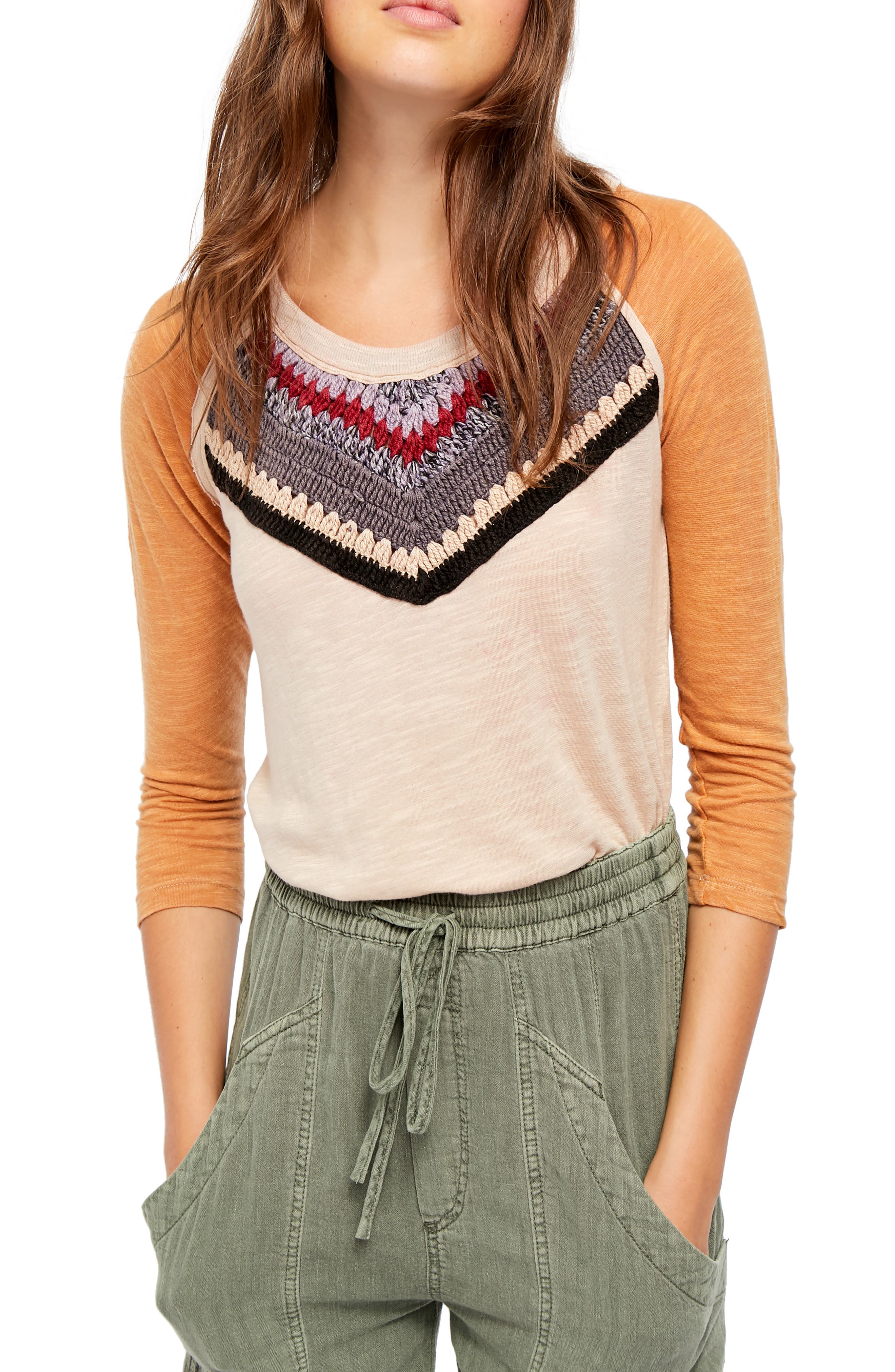 free people crochet top