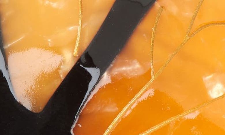 Shop Solar Eclipse Monarch Hair Claw Clip In Orange