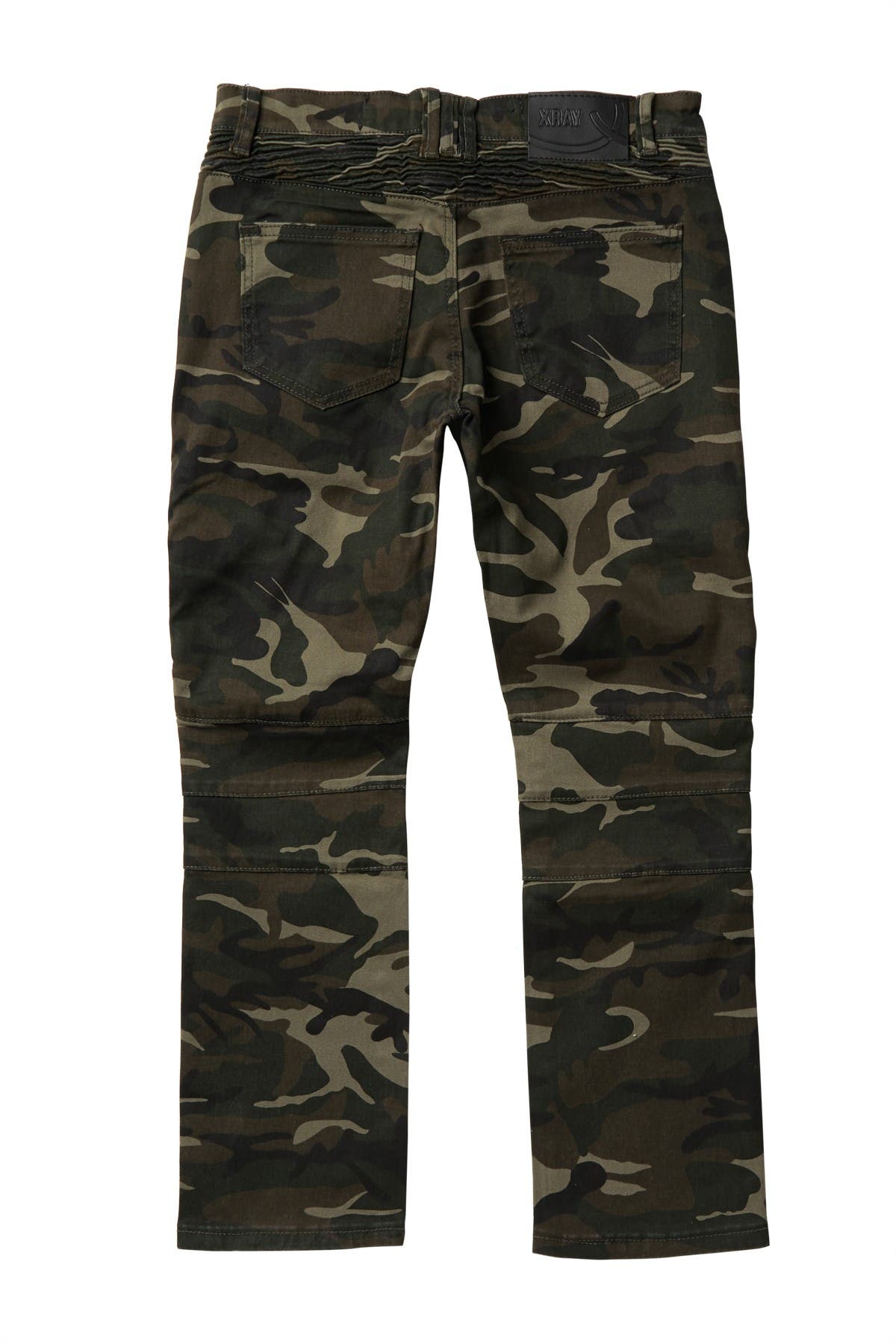 camo moto jeans