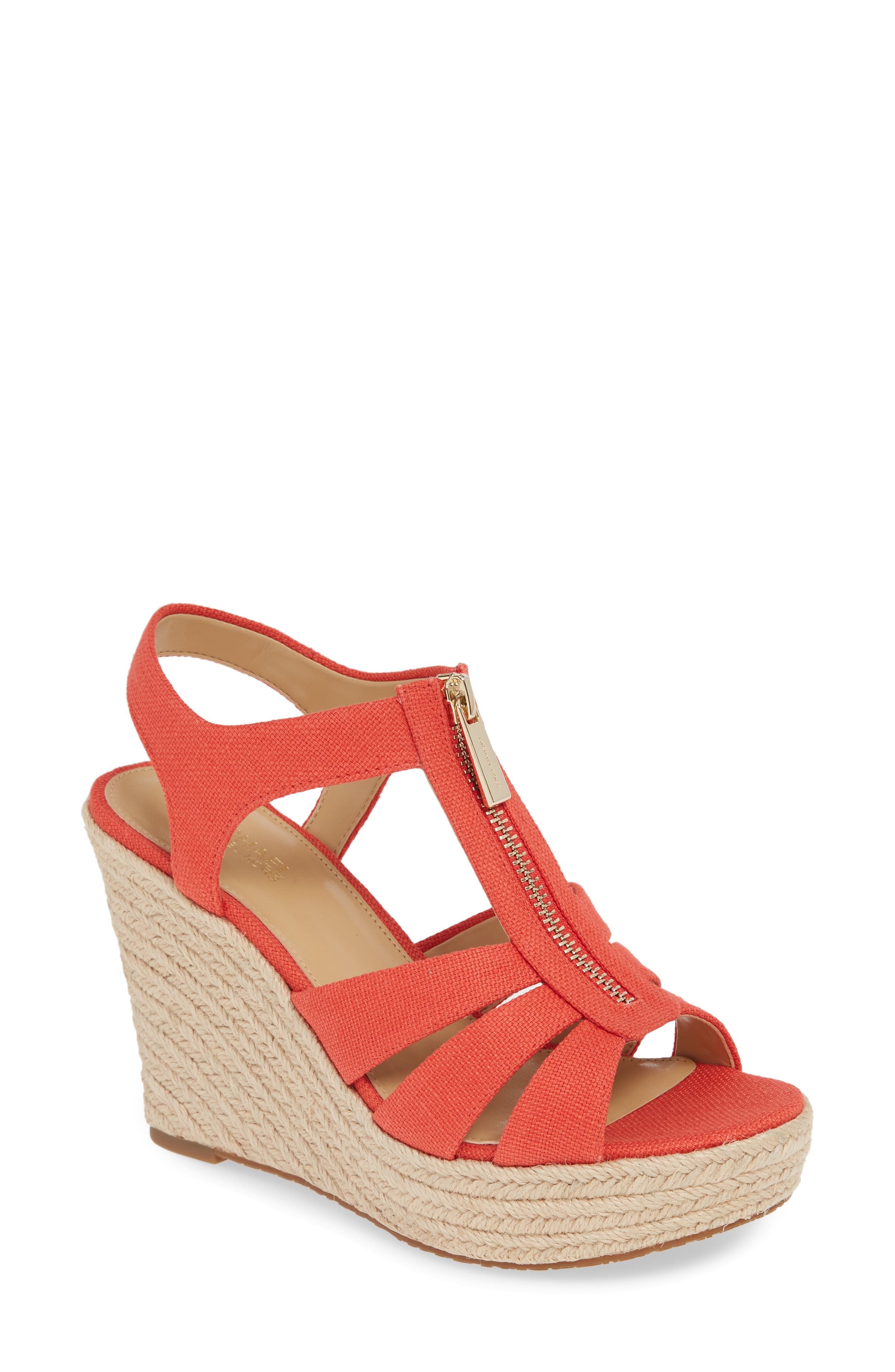 Michael Michael Kors Berkley Platform Wedge, Red