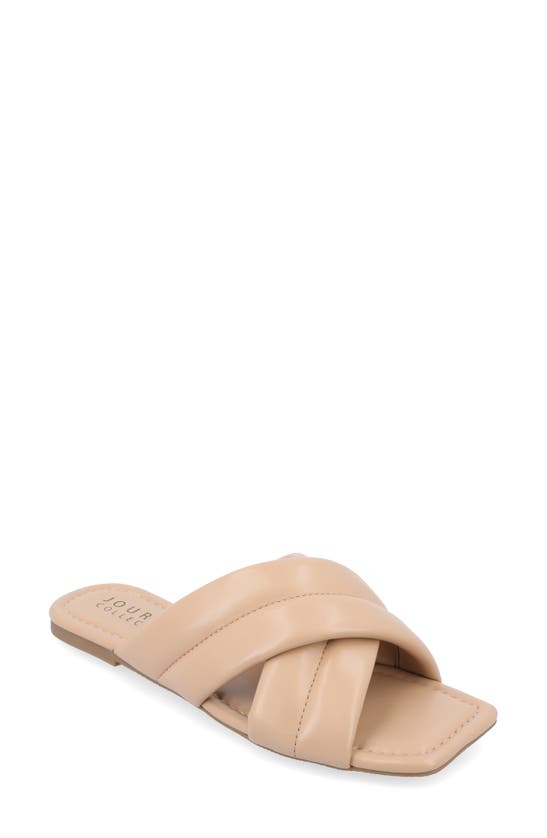 Journee Collection Tru Comfort Divyah Sandal In Tan