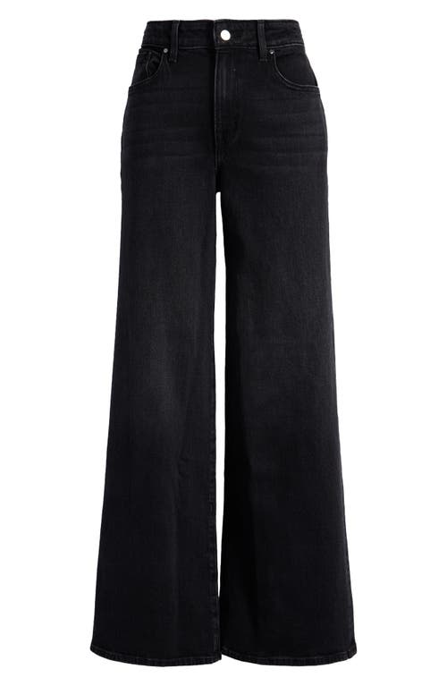 Shop Treasure & Bond High Rise Wide Leg Jeans In Black Wash