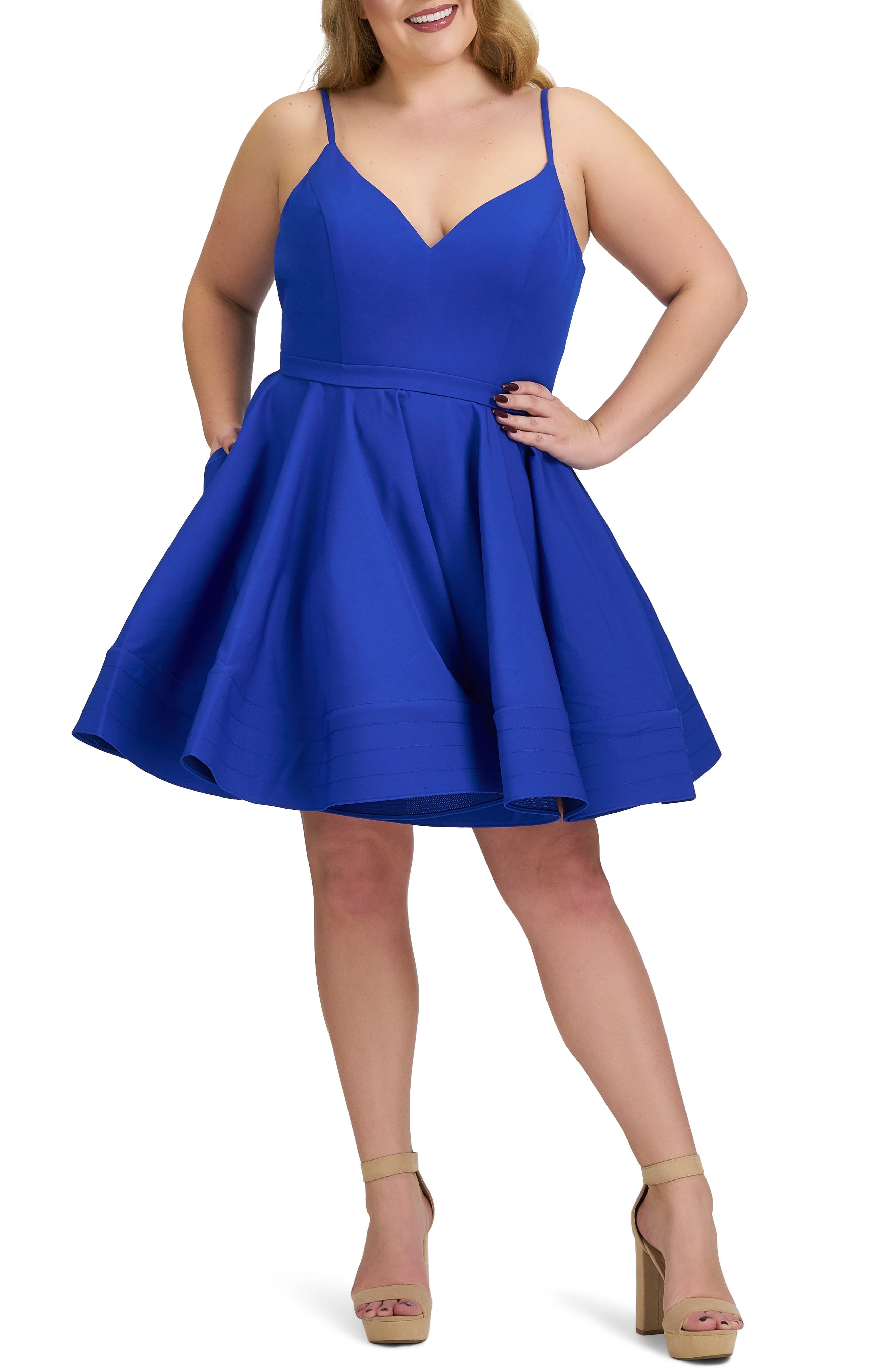 nordstrom royal blue dress