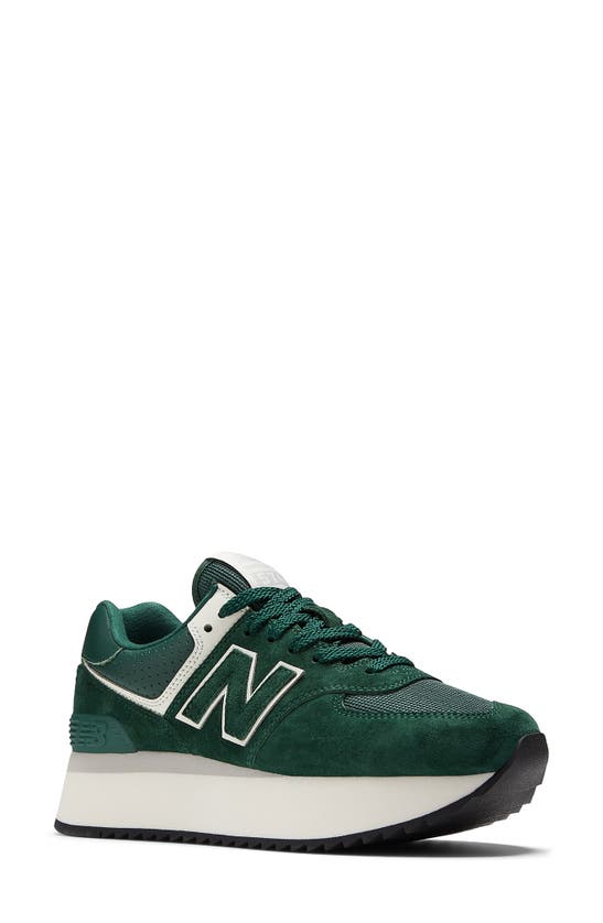 New Balance 574 Sneaker In Acidic Green