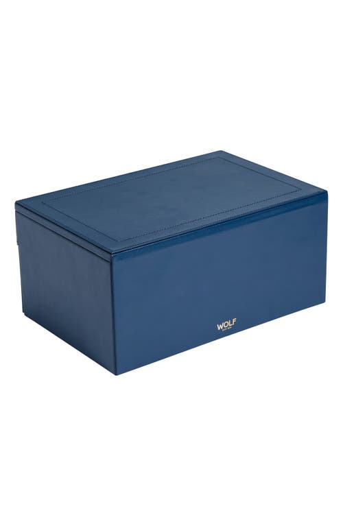 Shop Wolf Sophia Jewelry Box In Indigo