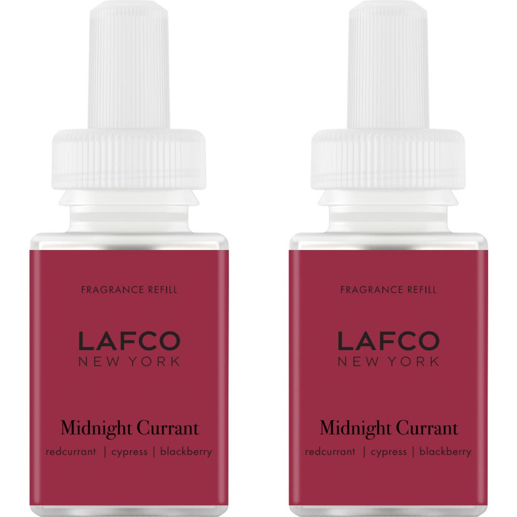 Pura X Lafco Birchwood Molasses 2-pack Smart Diffuser Fragrance Refills In Midnight Currant
