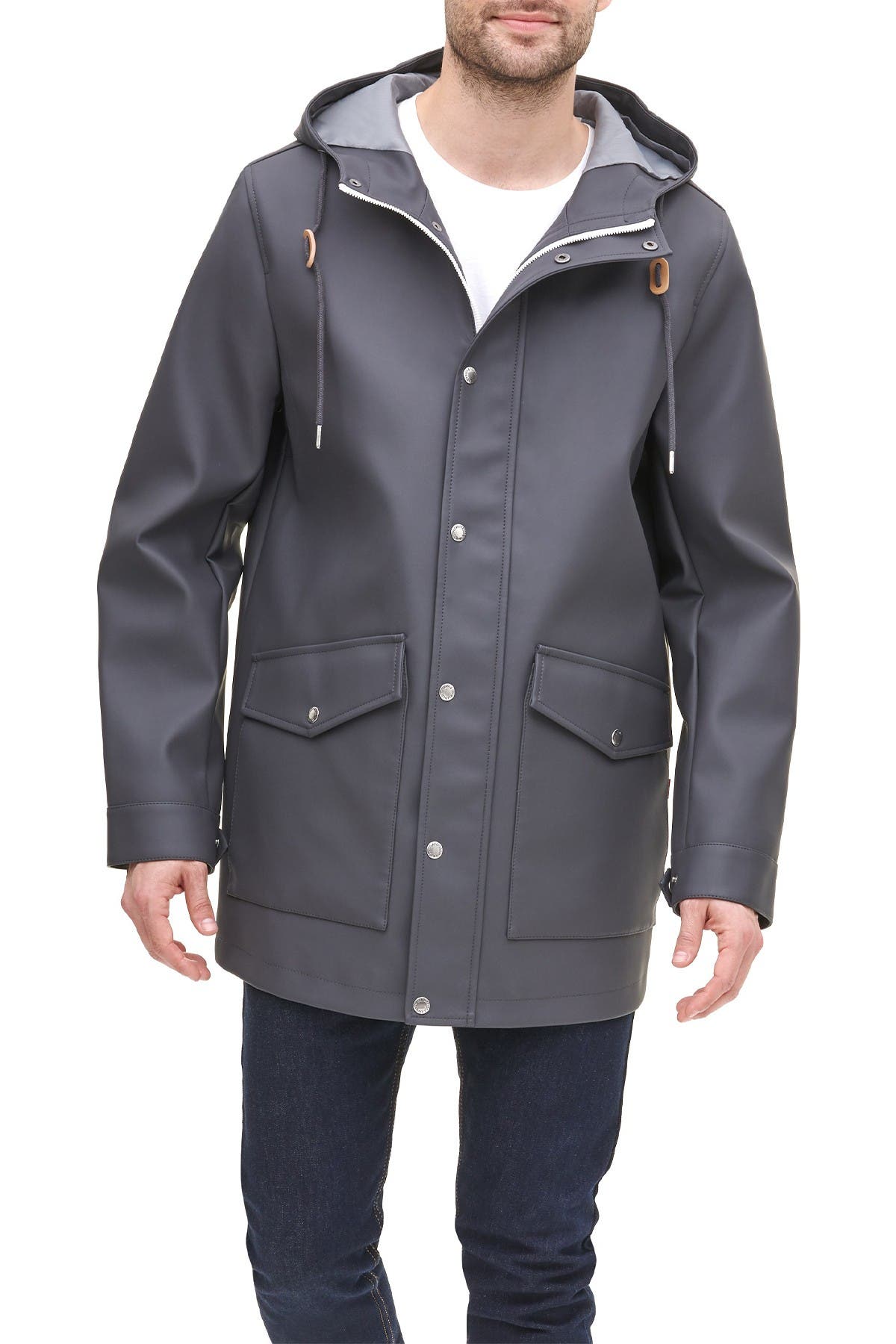 levi's rainy days hooded jacket