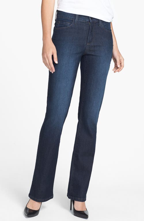NYDJ 'Barbara' Embellished Pocket Stretch Bootcut Jeans in Burbank Wash at Nordstrom, Size 14