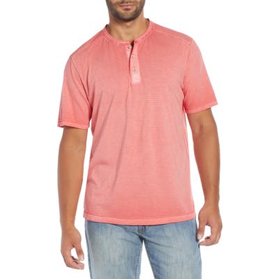 Tommy Bahama Cirrus Coast Classic Fit Henley, Pink