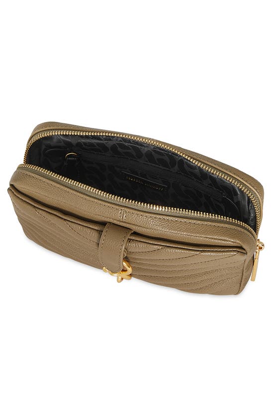 Shop Rebecca Minkoff Edie Leather Belt Bag In Caramello
