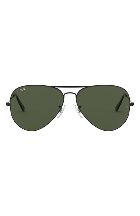 62mm Aviator Sunglasses