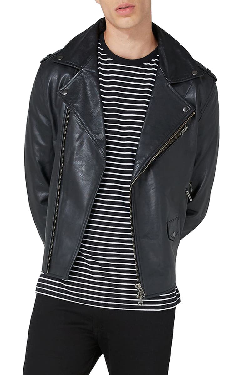 Leather Biker Jacket