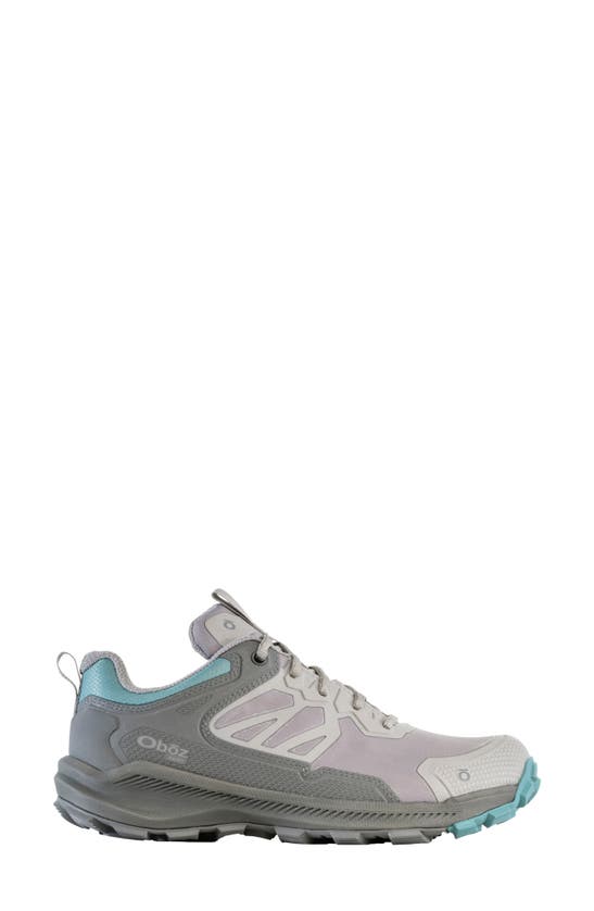 Oboz Katabatic Low B-dry Waterproof Hiking Sneaker In Island