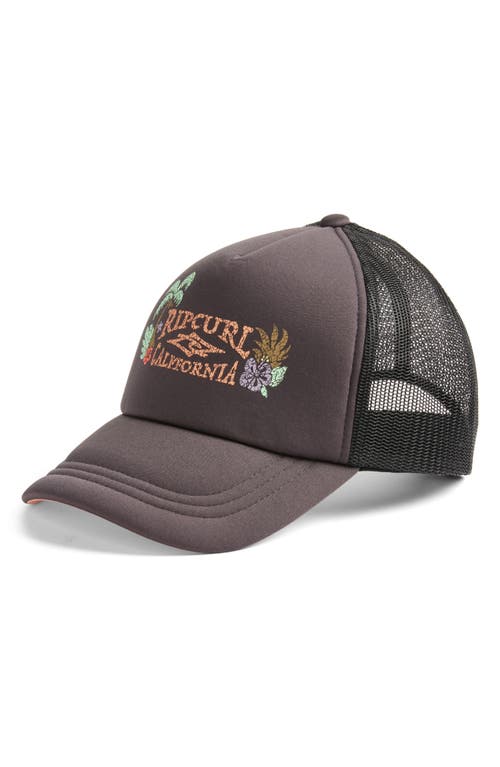 Rip Curl Desto Trucker Hat in Cali Washed Black at Nordstrom