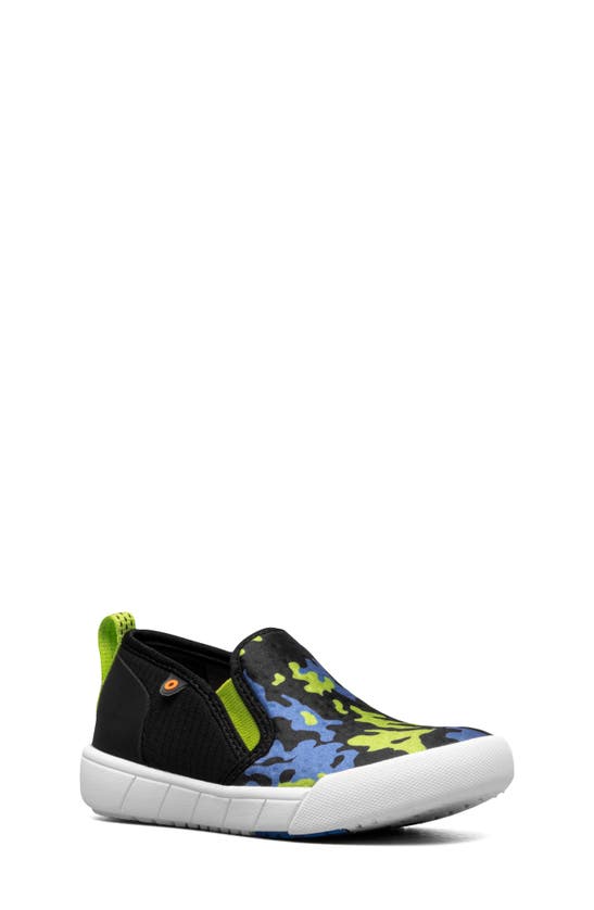 Bogs Kids' Kicker Ii Slip-on Shoe In Black Multi