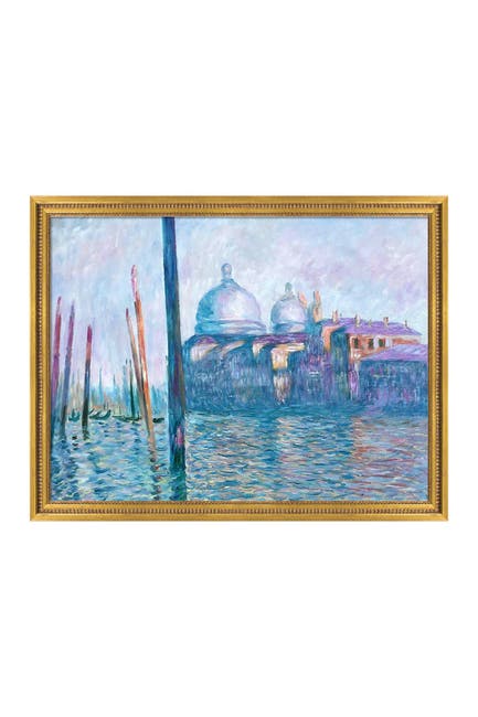 Overstock Art The Grand Canal Venice Framed Oil Reproduction Of An Original Painting By Claude Monet Nordstrom Rack