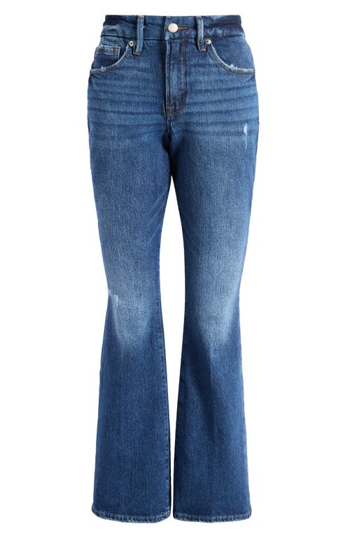 Shop Good American Good Bootcut Jeans In Indigo704