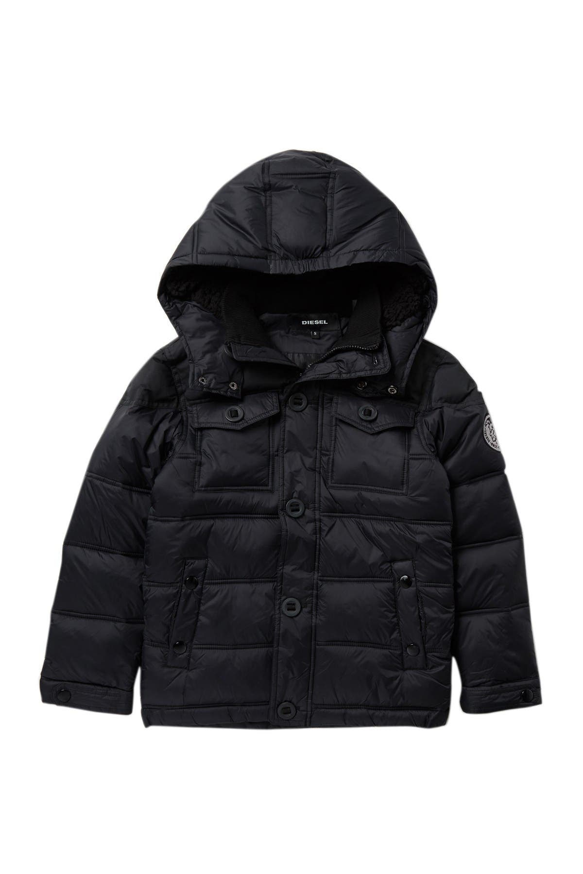 puffer hooded vest