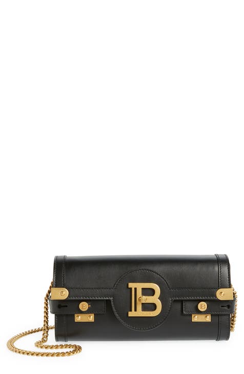B. MAKOWSKY black Leather Zip Double Handle gold toggle Handbag Purse.  Nordstrom