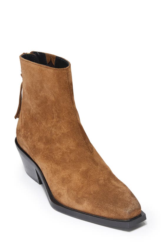 Allsaints Lenora Bootie In Dark Tan