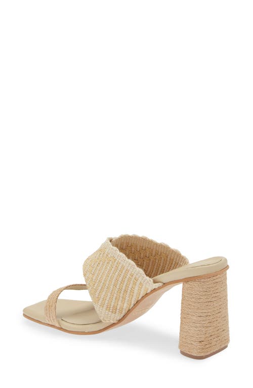 Kaanas Rai Square Toe Sandal In Oat