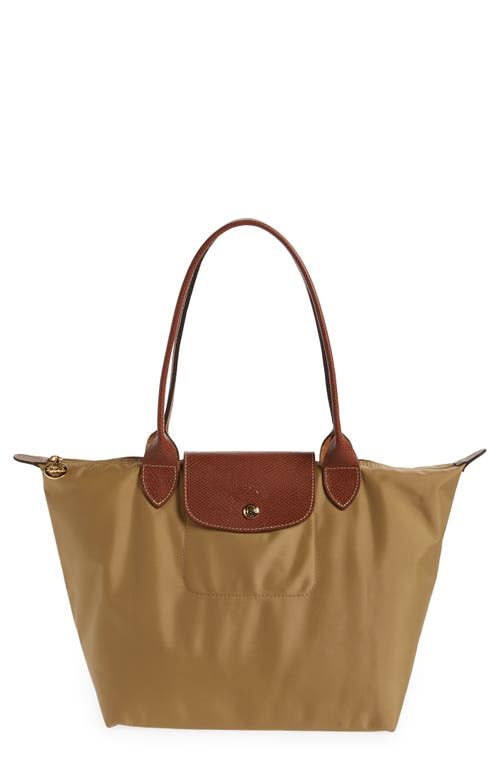 Longchamp Medium Le Pliage Shoulder Tote in Desert