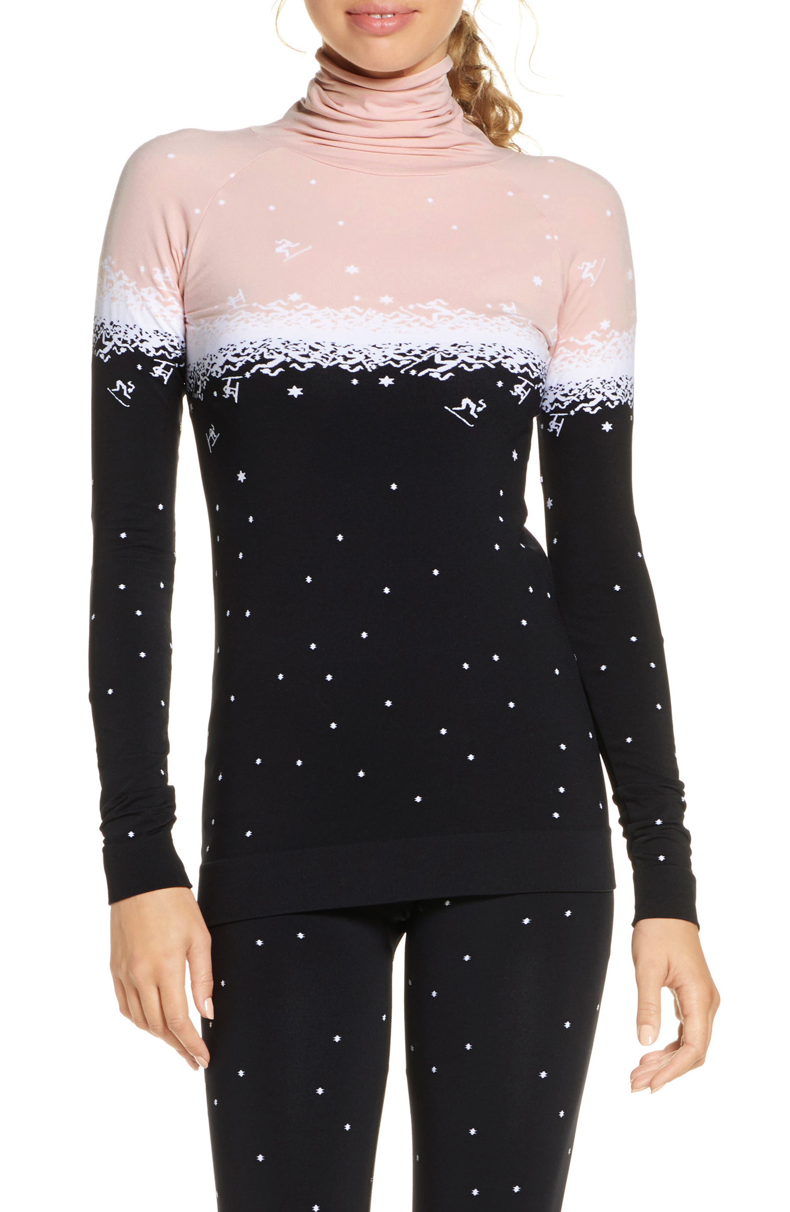 womens ski base layer top