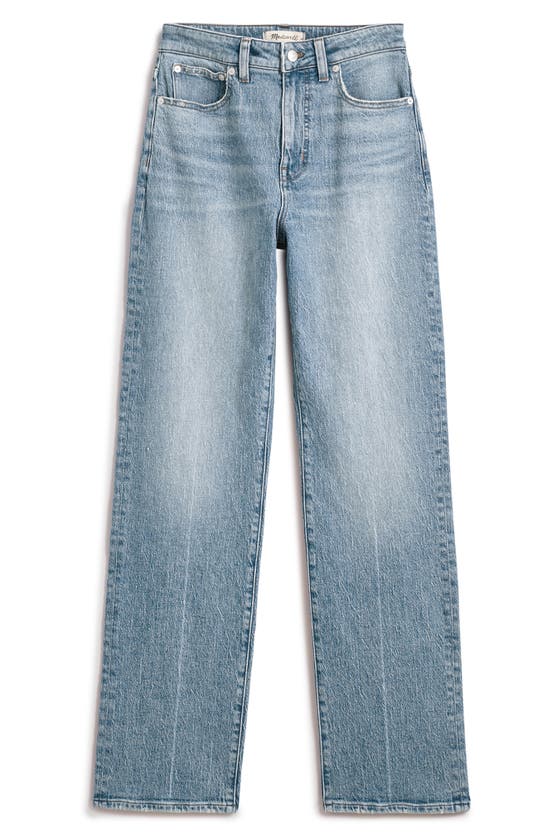 Shop Madewell The Curvy '90s Straight Leg Jeans In Rondell Wash