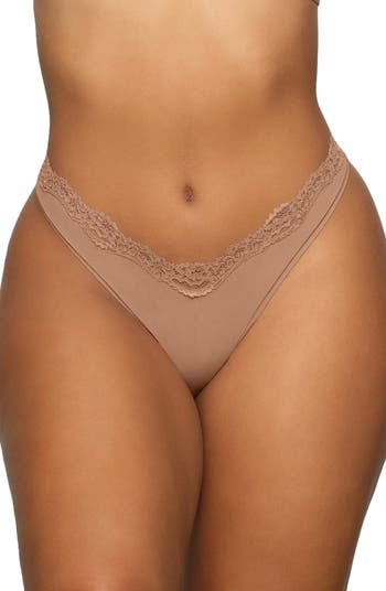 FITS EVERYBODY LACE DIPPED THONG